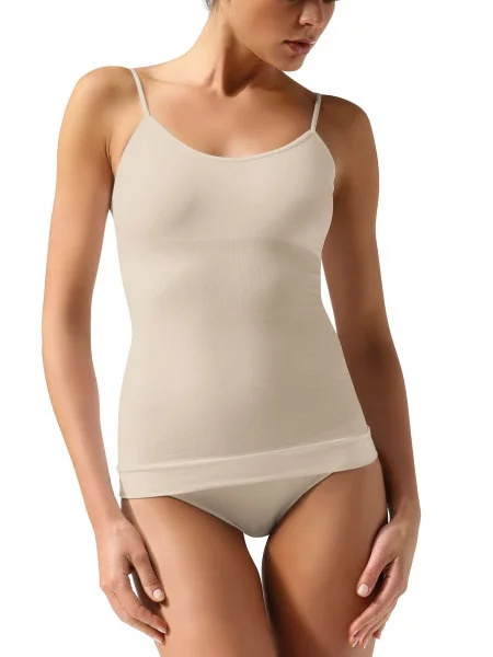 Košilka se špagetovými ramínky bezešvá Controlbody Basic Barva: Tělová, Velikost L/XL