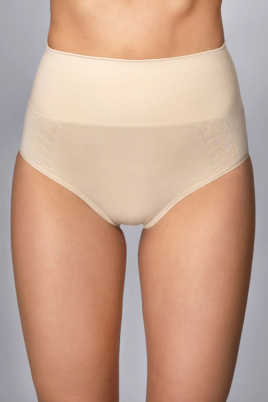 Kalhotky stahovací s vysokým pasem bezešvé Slip Bodyeffect Oro Barva: Tělová, Velikost XXL