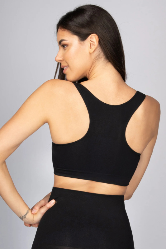 BodyEffect Dámská formující bezešvá podprsenka Comfortbra Sport Barva: Černá, velikost L/XL