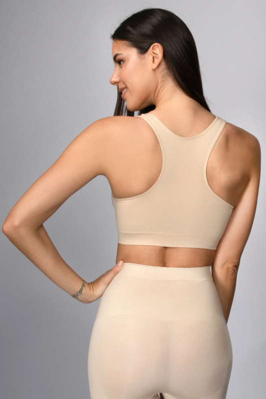 BodyEffect Dámská formující bezešvá podprsenka Comfortbra Sport Barva: Tělová, Velikost S/M