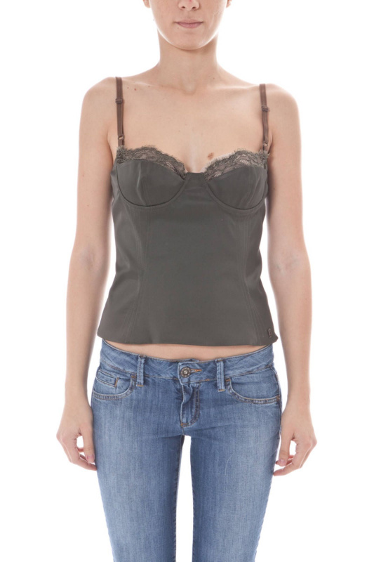 Zelený dámský top John Galliano