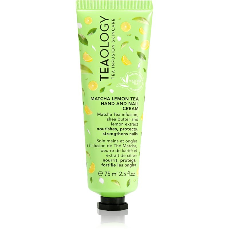 Teaology Matcha Tea Hand and Nail Cream krém na ruce a nehty s matchou 75 ml