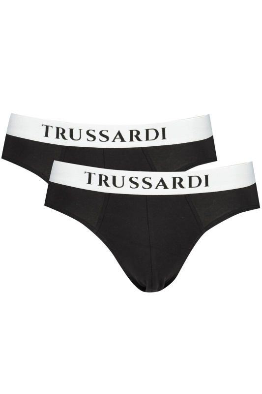 TRUSSARDI BLACK MEN'S SLIP