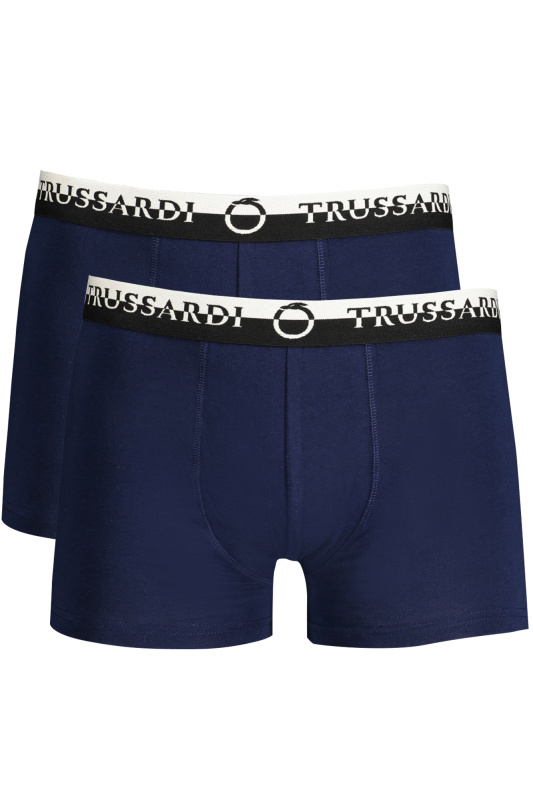 TRUSSARDI MEN'S BLUE BOXER
