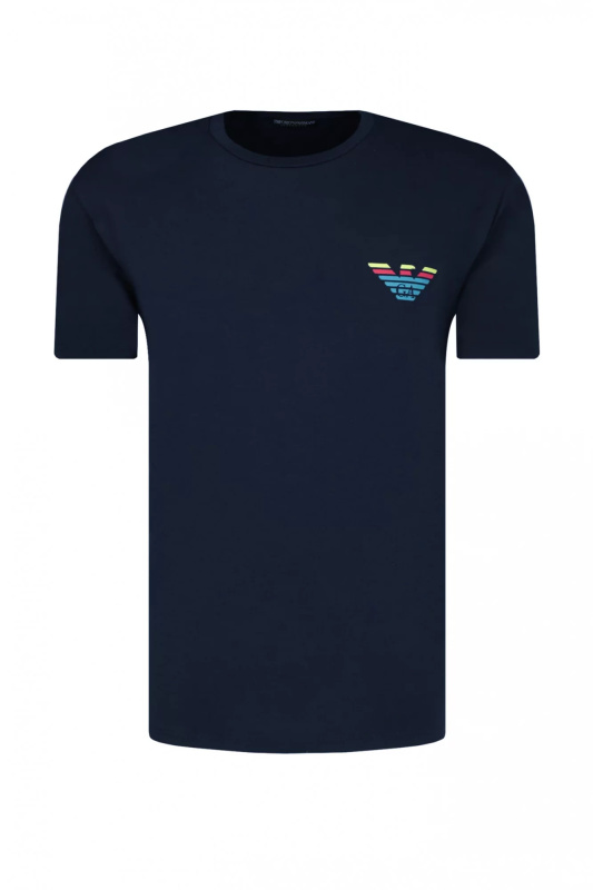 Pánské tričko 110853 1P525 00135 - Emporio Armani tmavě modrá XL