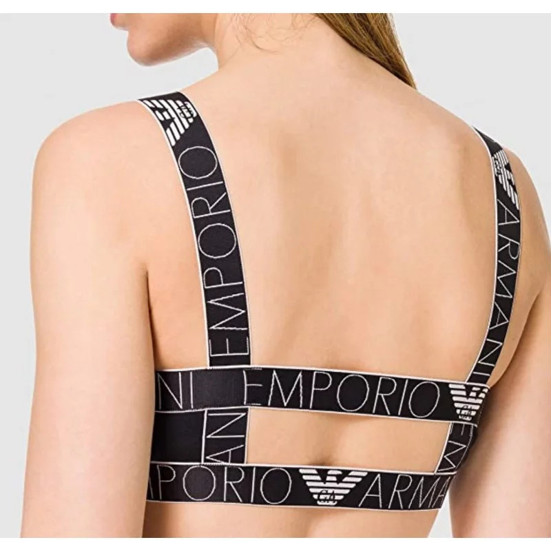 Bralette sportovní podprsenka 163651 1P227 00135 tmavě modrá - Emporio Armani L Modrá