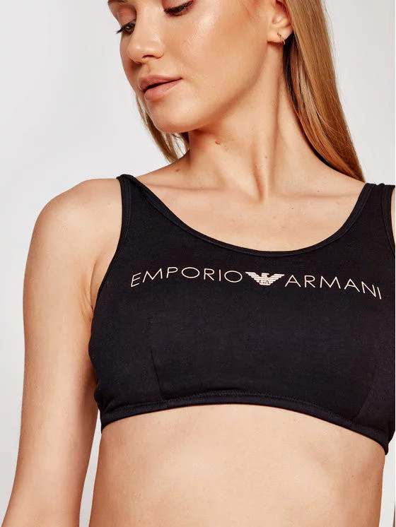 Bralette sportovní podprsenka 164403 1P227 00020 černá - Emporio Armani černá M