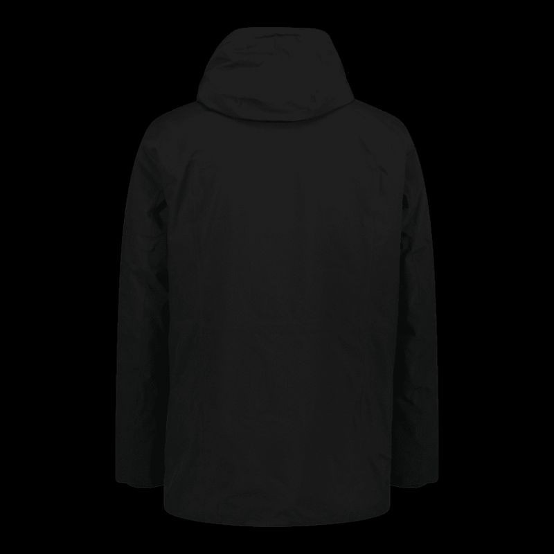 Pánská zimní sportovní bunda dlouhá CMP kabát s kapucí černá (34K0157/U901) pánské 48