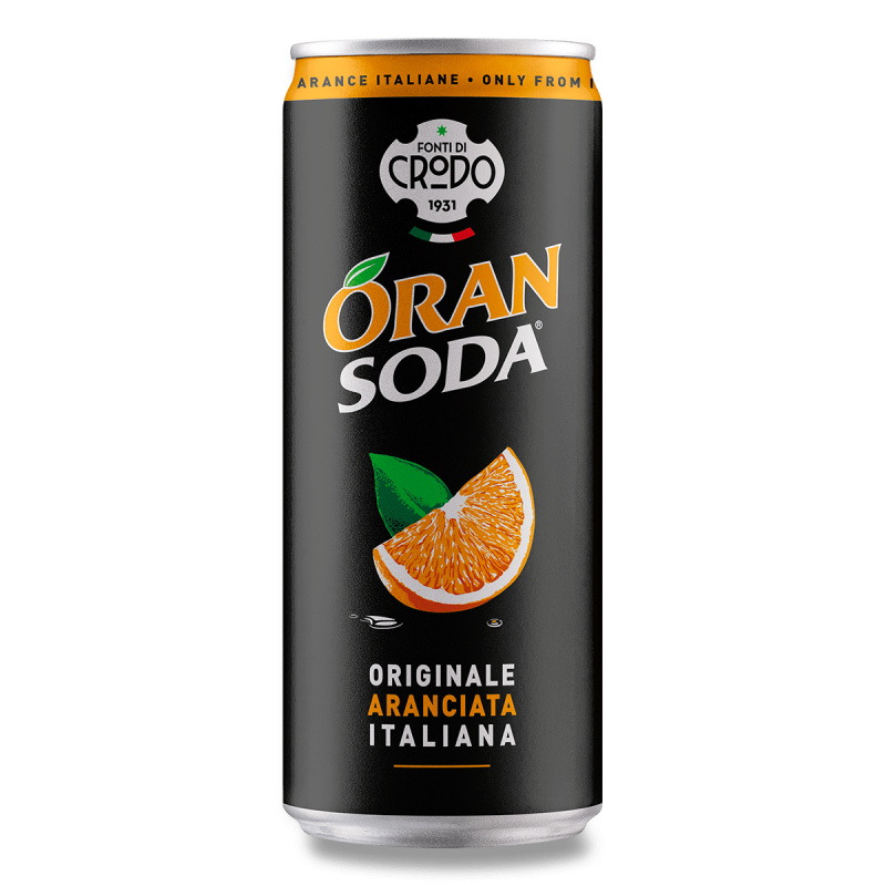 Oransoda - nealkoholický nápoj - pomeranč, 0,33 l