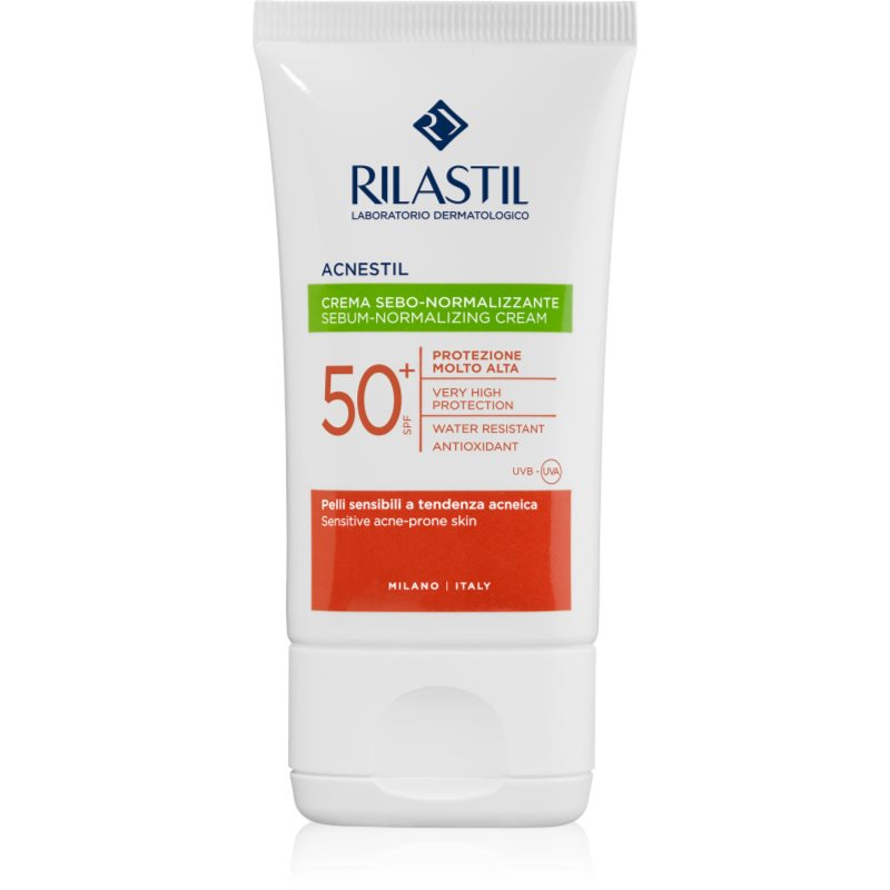 Rilastil Acnestil Ochranný krém na problematickou pleť SPF50+ 40 ml