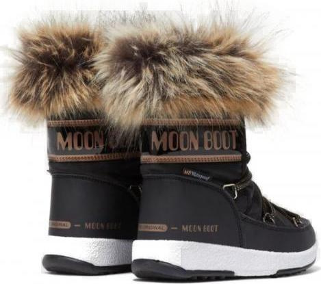 Dívčí boty MOON BOOT JR Girl Monaco Low černé Velikost: 30