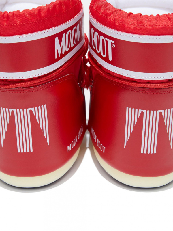Dámské boty MOON BOOT Icon low nylon červené Velikost: 42/44