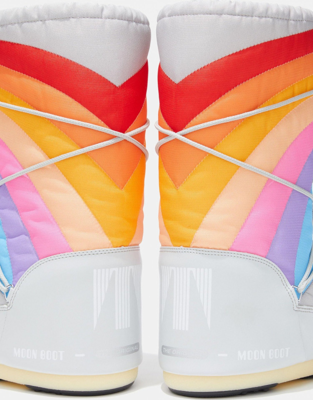 Zimní boty MOON BOOT Icon rainbow duhové Velikost: 42/44