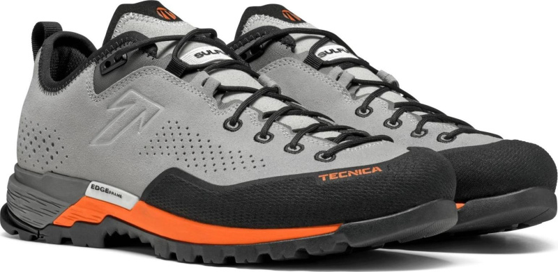 Pánské trekové boty TECNICA Sulfur Ms, 001 soft grey/ultra orange Velikost: 45
