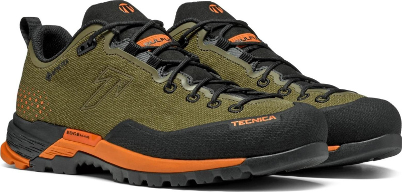 Pánské trekové boty TECNICA Sulfur S GTX Ms, 001 dark olive/burnt orange Velikost: 42,5