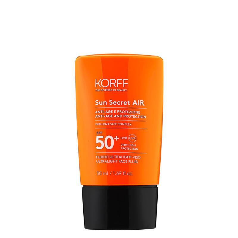 KORFF Sun Secret Ultralehký pleťový fluid SPF50+ 50 ml