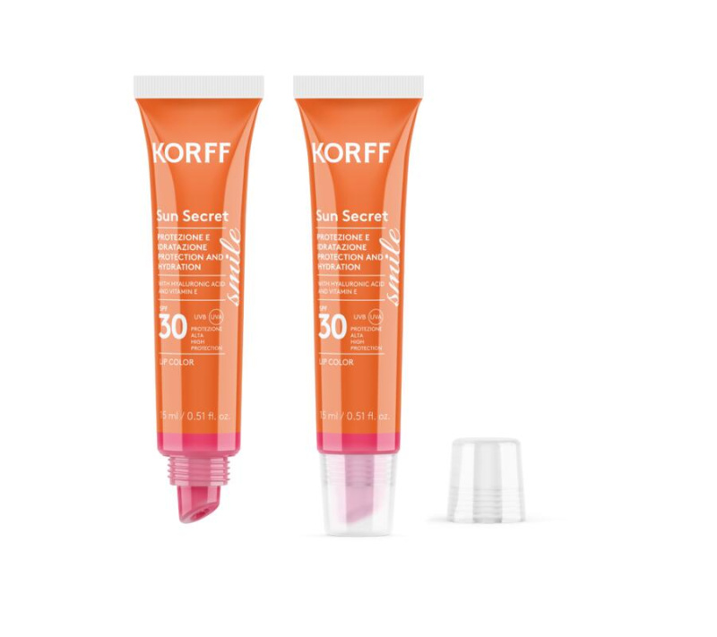 KORFF Sun Secret Krém na rty SPF30 15 ml
