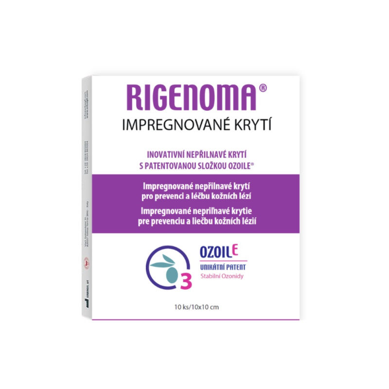 RIGENOMA Impregnované nepřilnavé krytí 10 kusů