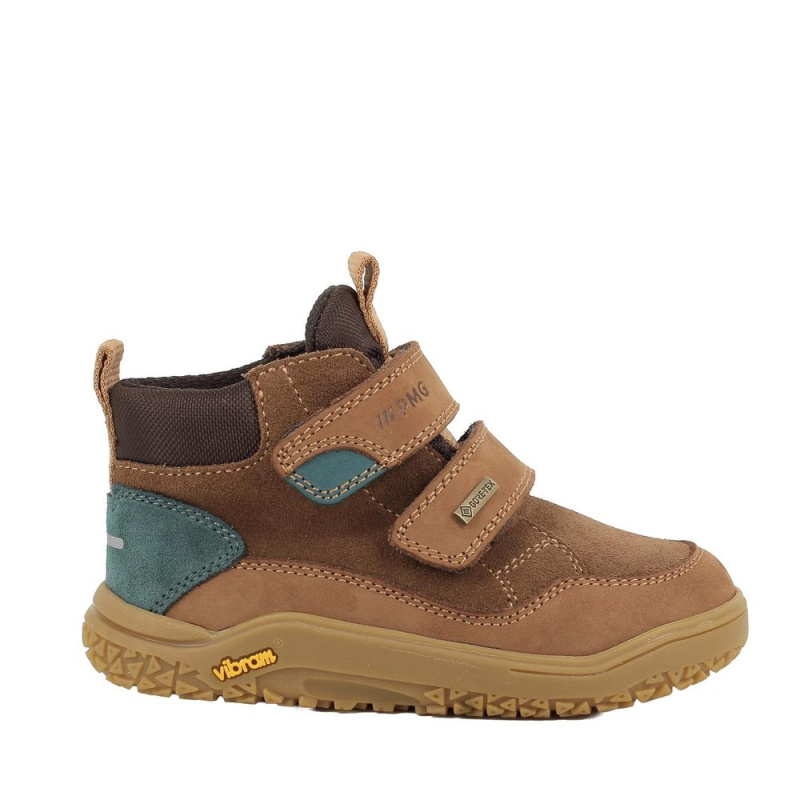 Dětské Barefoot Celoroční boty PRIMIGI PYR GTX 24182 hnědé - 36