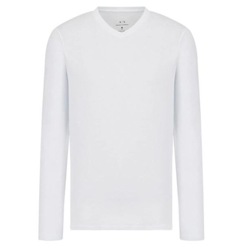Tričko Armani Exchange bílé (8NZM99-ZJA5Z-1100) m