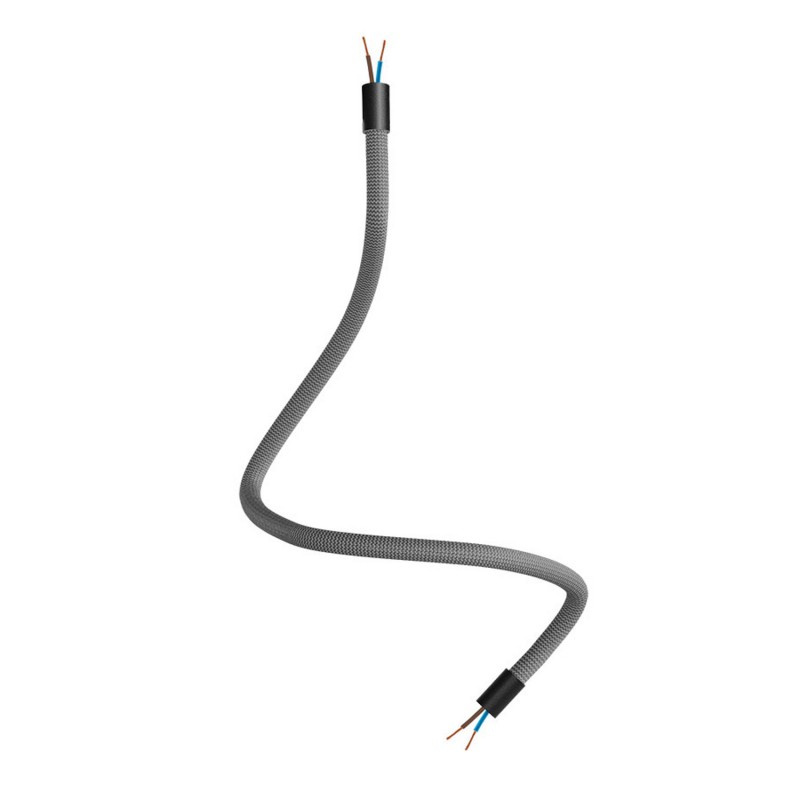 creative cables Creative flex - ohebná trubice potažena titanovou textilií RM75 Délka: 60 cm, Barva komponentu: Černá