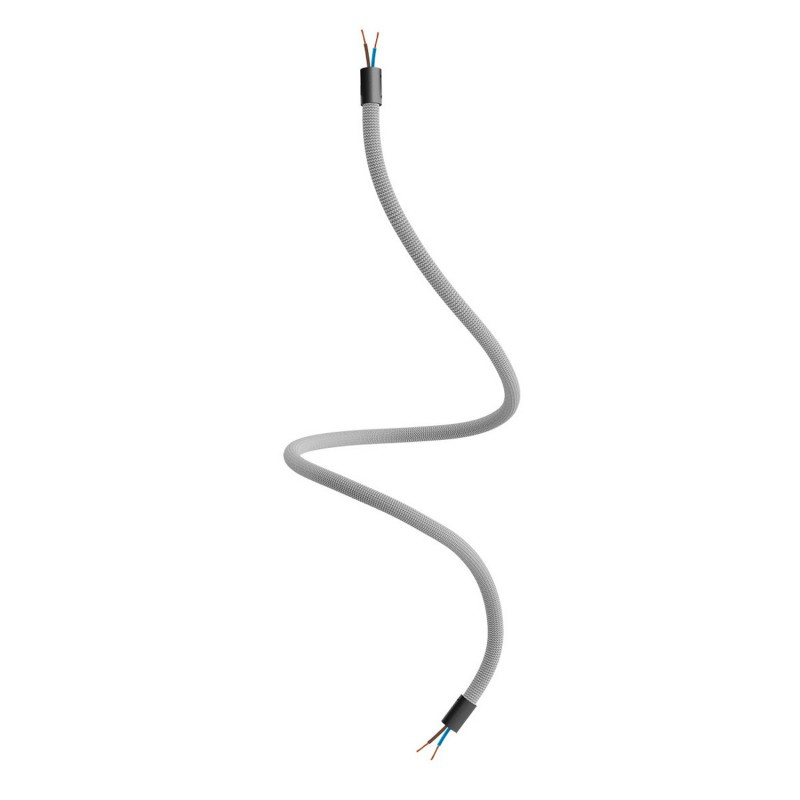 creative cables Creative flex - ohebná trubice potažena titanovou textilií RM75 Délka: 90 cm, Barva komponentu: Černá