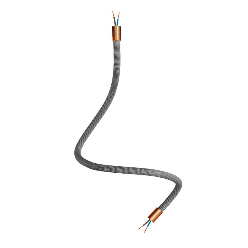 creative cables Creative flex - ohebná trubice potažena titanovou textilií RM75 Délka: 60 cm, Barva komponentu: Matná měď