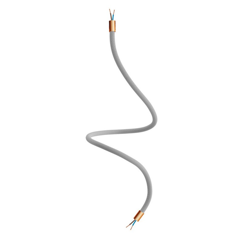 creative cables Creative flex - ohebná trubice potažena titanovou textilií RM75 Délka: 90 cm, Barva komponentu: Matná měď