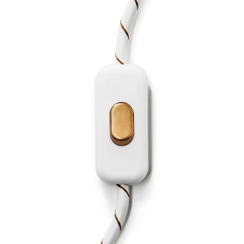 creative cables Přímý jednopólový vypínač creative switch bílý Barva komponentu: Měď
