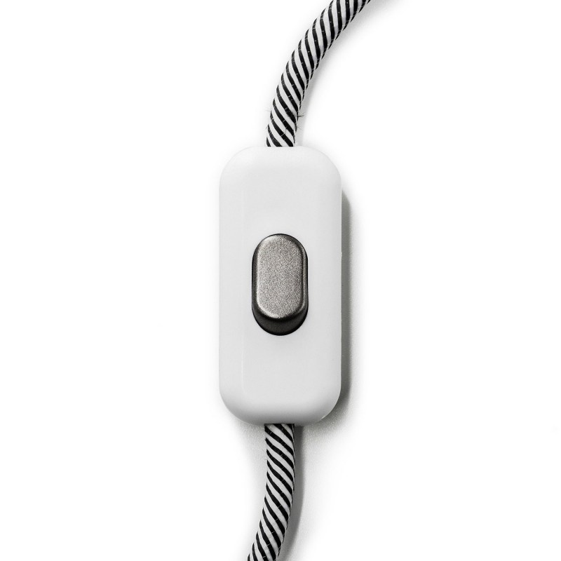creative cables Přímý jednopólový vypínač creative switch bílý Barva komponentu: Chrom