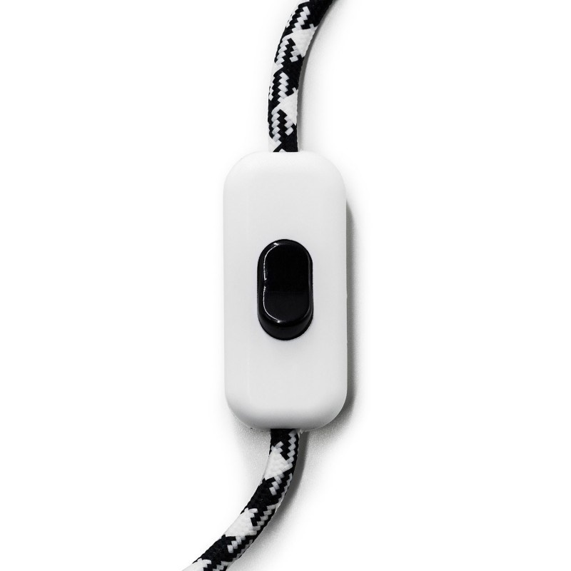 creative cables Přímý jednopólový vypínač creative switch bílý Barva komponentu: Černá