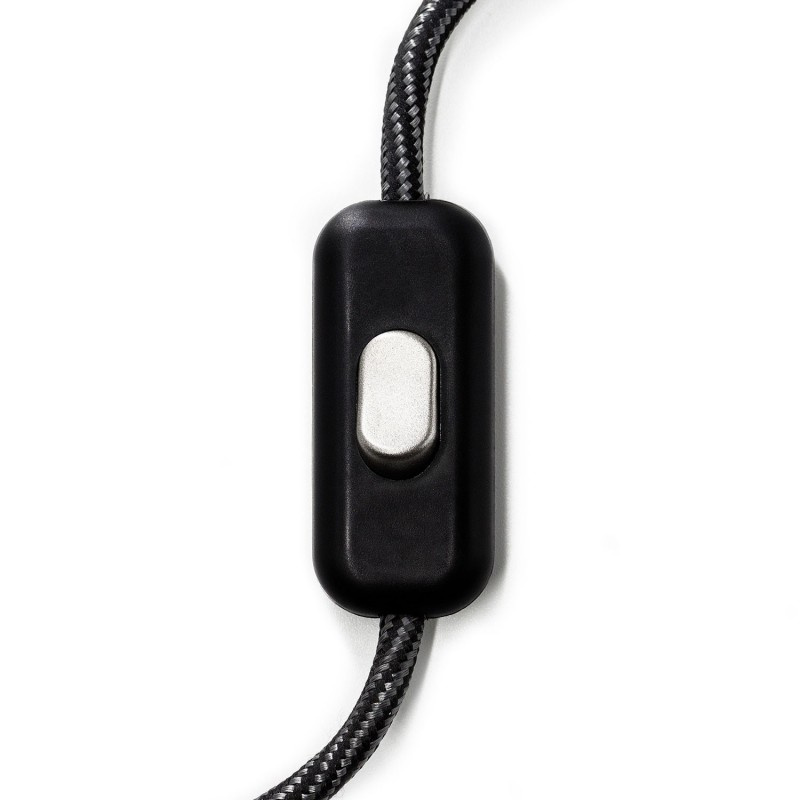 creative cables Přímý jednopólový vypínač creative switch černý Barva komponentu: Chrom
