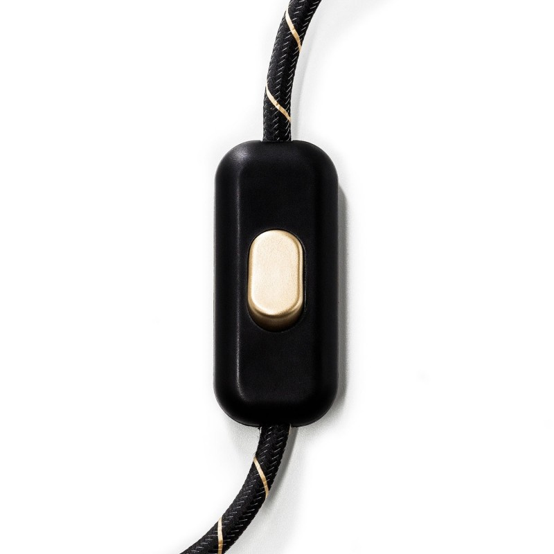 creative cables Přímý jednopólový vypínač creative switch černý Barva komponentu: Bronz