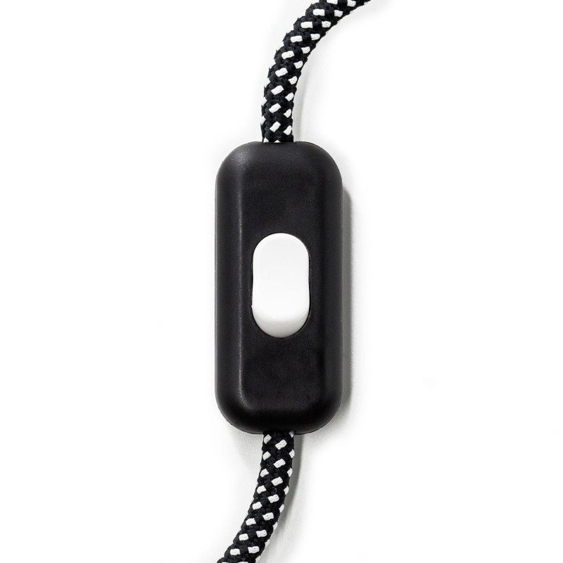 creative cables Přímý jednopólový vypínač creative switch černý Barva komponentu: Bílá