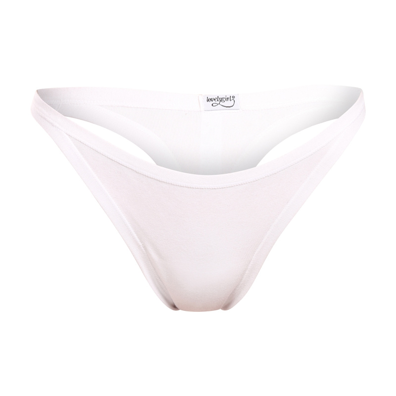 Dámská tanga Lovelygirl bílá (1912-white) XL