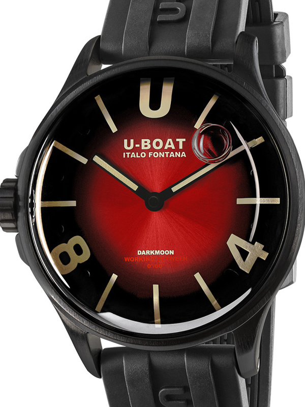 U-Boat 9501 Darkmoon 40mm Red PVD Soleil