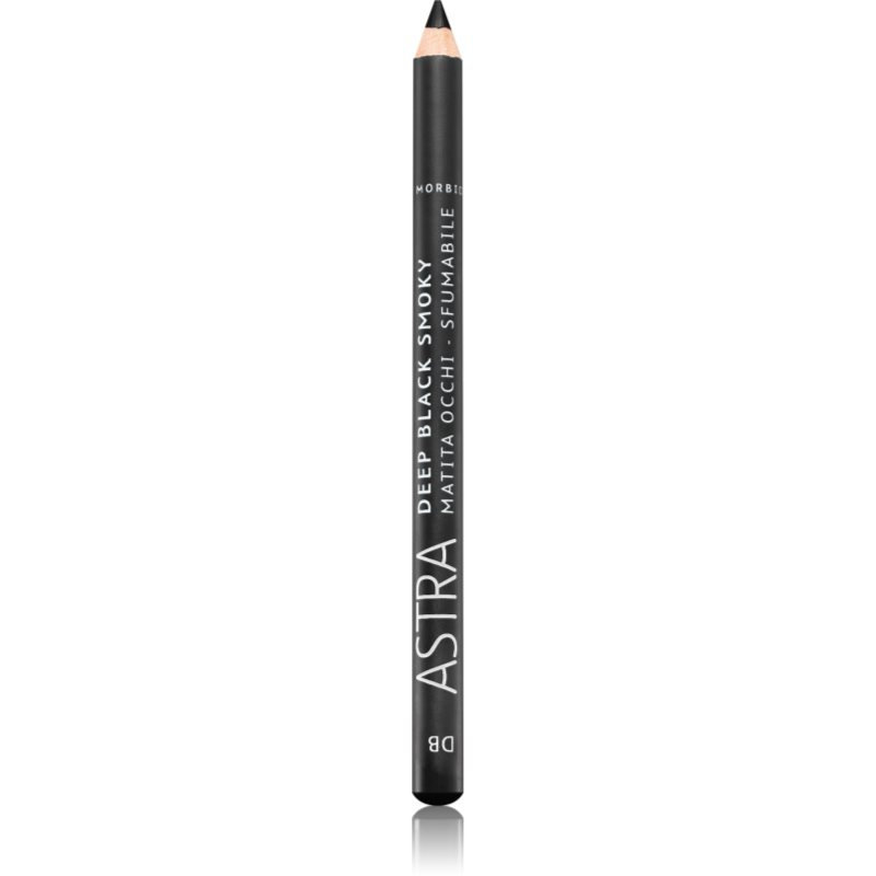 Astra Make-up Deep Black Smoky kajalová tužka na oči pro kouřové líčení odstín Black 1,1 g