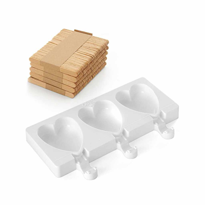 Silikomart Silikonová forma na nanuky Mini Heart