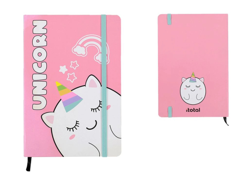 Notes A5 s jednorožcem v pevné vazbě