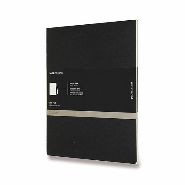 Moleskine Professional - poznámkový blok - letter, linkovaný, černý