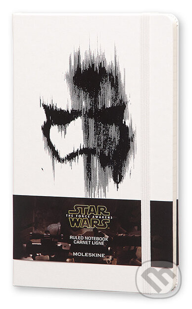 Moleskine - Star Wars VII biely zápisník (limitovaná edícia, stredný, linajkovaný)