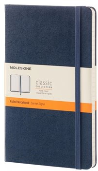 Moleskine - Zápisník tvrdý linkovaný modrý L