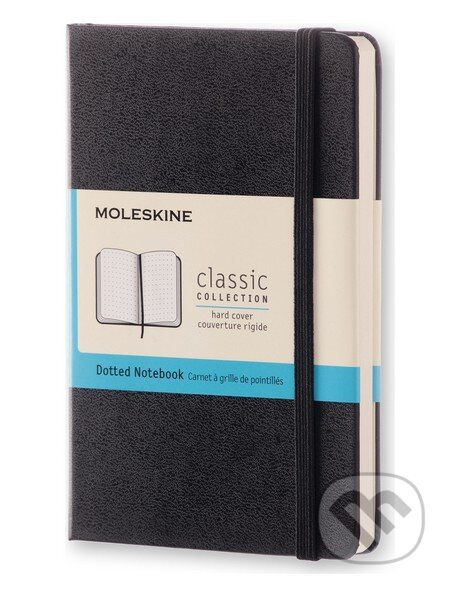 Moleskine zápisník tvrdý tečkovaný černý S