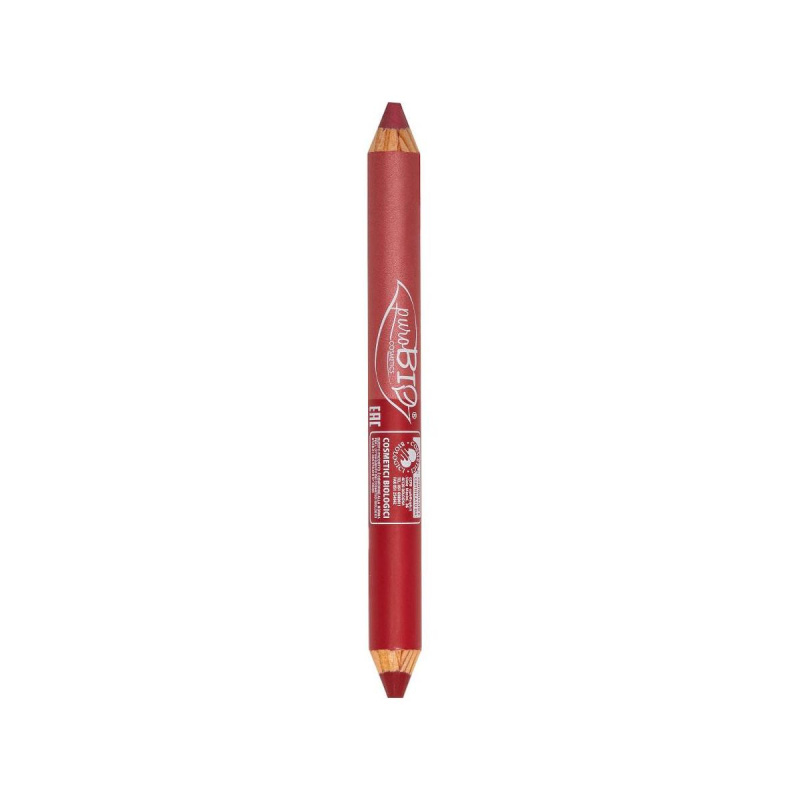 puroBIO cosmetics Dvojitá tužka na rty Day & Night 4,2 g