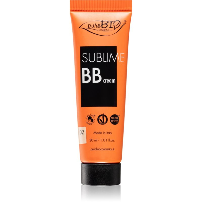 puroBIO Cosmetics Sublime hydratační BB krém odstín 02 30 ml