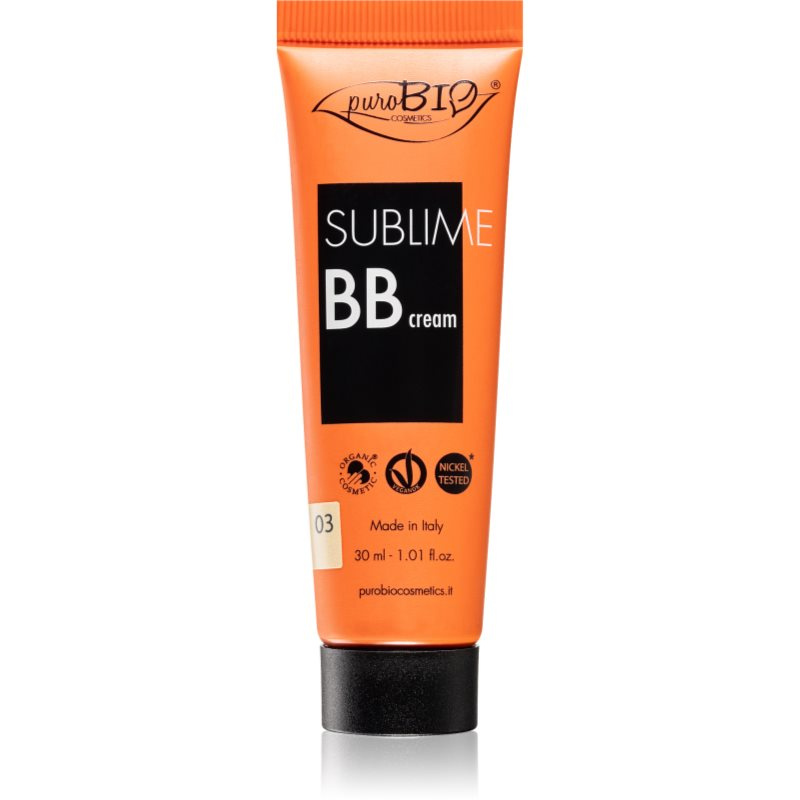 puroBIO Cosmetics Sublime hydratační BB krém odstín 03 30 ml