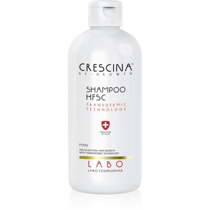 Crescina Transdermic šampon proti řídnutí a padání vlasů pro muže 500 ml