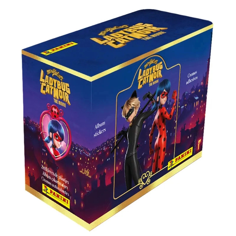 Panini Miraculous Ladybug & Cat Noir: Film - sběratelská kolekce samolepek - box se 24 sáčky