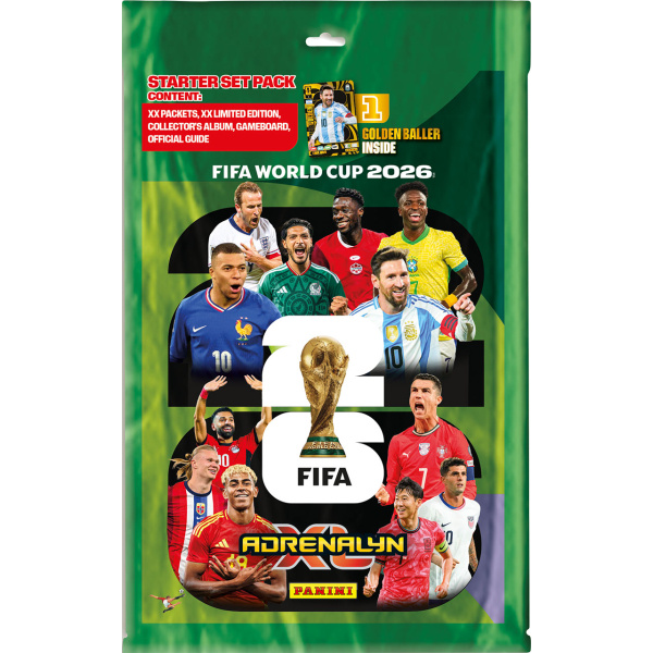 PANINI FIFA WORLD CUP 2026 - ADRENALYN - starter set