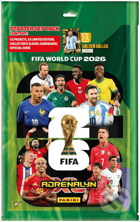 PANINI FIFA WORLD CUP 2026 - ADRENALYN - starter set
